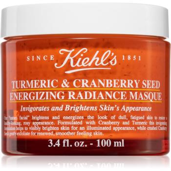 Kiehl's Turmeric and Cranberry Seed Energizing Radiance Mask masca pentru albirea tenului pentru toate tipurile de ten, inclusiv piele sensibila 100 m