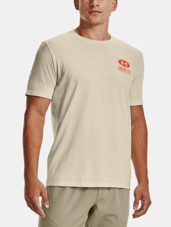 Under Armour UA Symbol Barcode SS Tricou Bej