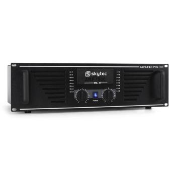 Skytec AMP-1500 DJ/PA amplificator 2400W etapă ieșire neagră