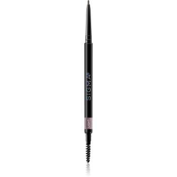 Sigma Beauty Fill + Blend Brow Pencil creion pentru sprancene cu pensula culoare Light 0.06 g