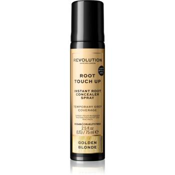 Revolution Haircare Root Touch Up spray instant pentru camuflarea rădăcinilor crescute culoare Golden Blonde 75 ml