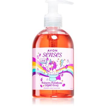 Avon Unicorn Fabulous Săpun lichid pentru mâini cu aroma de capsuni 250 ml