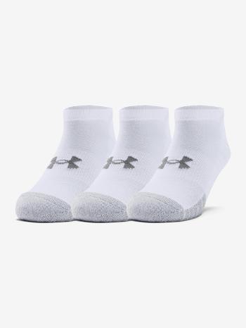 Under Armour Heatgear Set de 3 perechi de șosete Alb