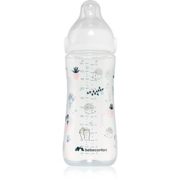 Bebeconfort Emotion Physio White biberon pentru sugari 6 m+ 360 ml