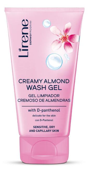 Lirene Gel de curățare cremos cu D-pantenol (Creamy Almond Wash Gel) 150 ml