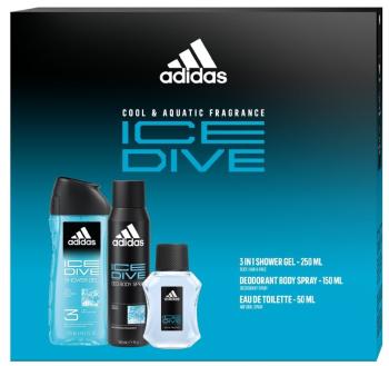 Adidas Ice Dive - apă de toaletă 50 ml + gel de duș 250 ml + deodorant spray 150 ml