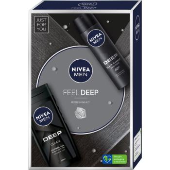 Nivea Men Feel Deep set cadou (pentru corp) pentru bărbați