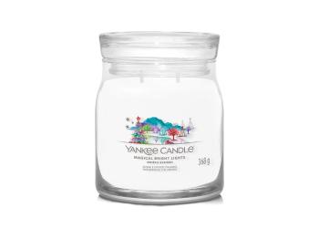 Yankee Candle Lumânare aromatică Signature în sticlă medie Magical Bright Lights 368 g