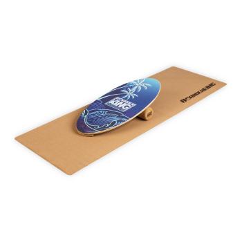 BoarderKING Indoorboard Allrounder, placă pentru echilibru, covor, cilindru, lemn / plută