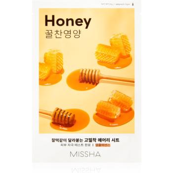 Missha Airy Fit Honey mască textilă iluminatoare 19 g