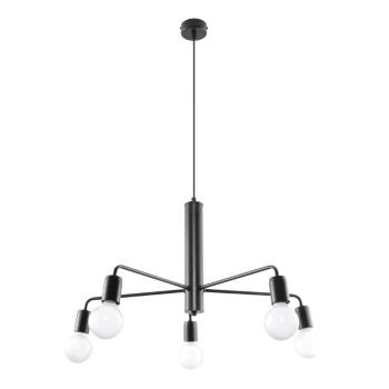 Lustră Nice Lamps Donato 5, negru