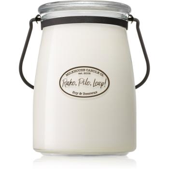 Milkhouse Candle Co. Creamery Rake, Pile, Leap! lumânare parfumată 624 g