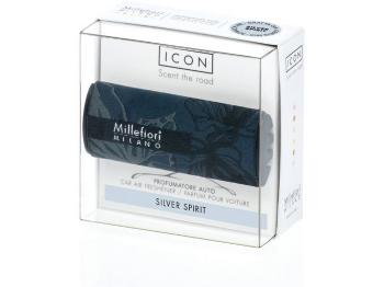 Millefiori Milano Parfum pentru mașină Icon Textil Floral Lumina argintie