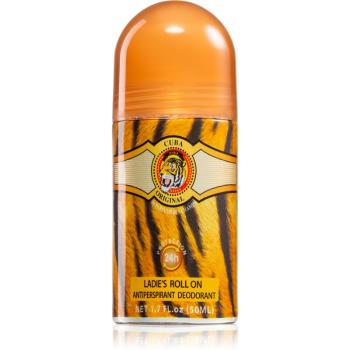 Cuba Jungle Tiger deodorant antiperspirant roll-on pentru femei 50 ml