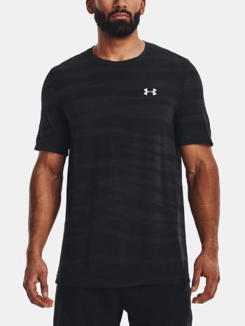 Under Armour UA Seamless Wave SS Tricou Negru