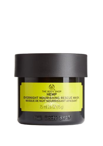 The Body Shop Mască de față hrănitoare de noapte Hemp (Overnight Nourishing Rescue Mask) 75 ml