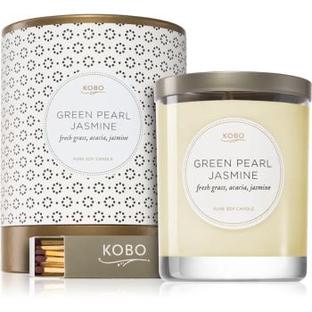 KOBO Coterie Green Pearl Jasmine lumânare parfumată 312 g