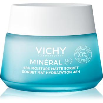 Vichy Minéral 89 Moisture Matte Sorbet cremă sorbet pentru ten gras și mixt fără parfum 50 ml