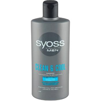 Syoss Șampon pentru bărbați pentru păr normal și grasClean &amp; Cool (Shampoo) 440 ml