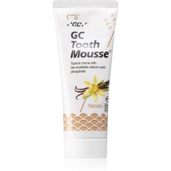 GC Tooth Mousse Crema protectoare de remineralizare pentru dinți sensibili fara flor aroma Vanilla 35 ml