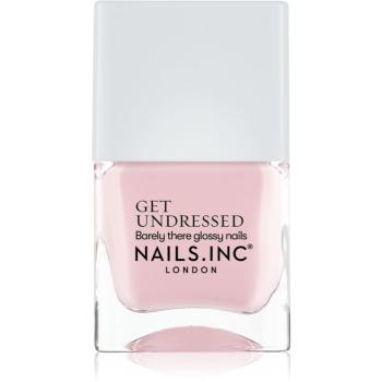 Nails Inc. Get Undressed lac de unghii pentru ingrijire culoare Dare To Bare 14 ml