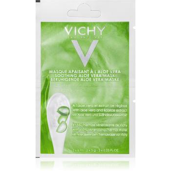 Vichy Mineral Masks masca calmanta pentru fata cu aloe vera 2 x 6 ml