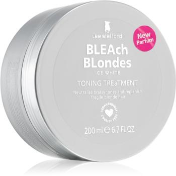 Lee Stafford Bleach Blondes masca de par neutralizeaza tonurile de galben 200 ml