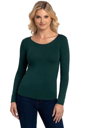 Tricou Manati long green