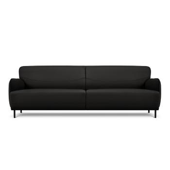 Canapea din piele Windsor & Co Sofas Neso, 235 x 90 cm, negru