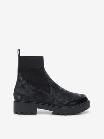 Desigual Biker Sock Ghete pe gleznă Negru