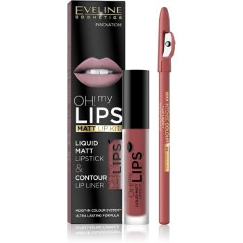 Eveline Cosmetics OH! my LIPS Matt set îngrijire buze 15 2 buc