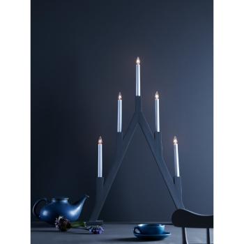 Decorațiune luminoasă gri  cu model de Crăciun Bjurfors – Markslöjd