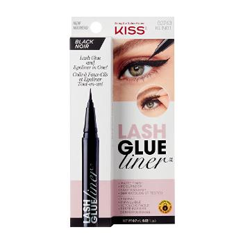 KISS Lipici pentru gene cu eyeliner Lash Glue Liner Negru 0,7 ml