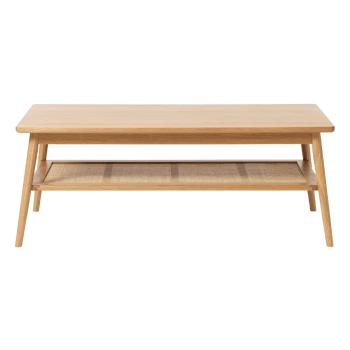 Măsuță de cafea în culoare naturală cu blat cu aspect de lemn de stejar 60x120 cm Barrali – Unique Furniture