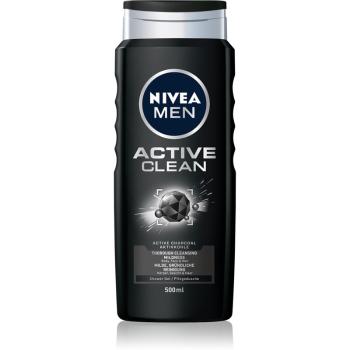 Nivea Men Active Clean gel de dus pentru față, corp și păr pentru barbati 500 ml