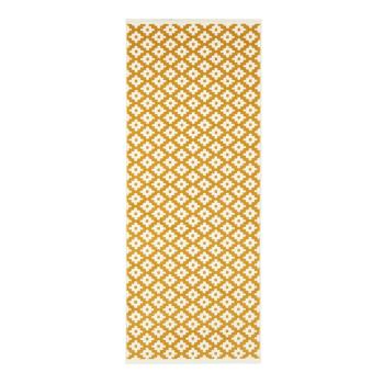 Covor tip traversă Hanse Home Celebration Lattice, 80 x 250 cm, crem-galben