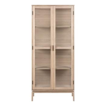 Vitrină   cu aspect de lemn de stejar 80x180 cm Linley – Actona