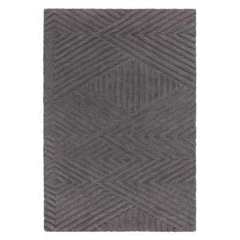 Covor gri antracit din lână 160x230 cm Hague – Asiatic Carpets