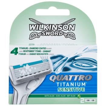 Wilkinson Sword Quattro Titanium Sensitive rezerva Lama 2 buc