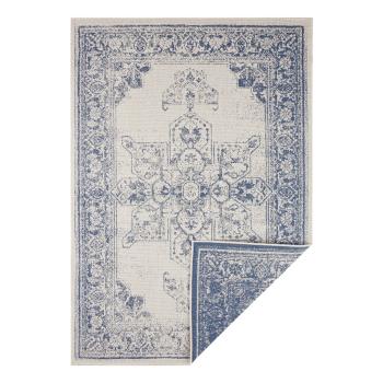 Covor adecvat pentru exterior NORTHRUGS Borbon, 80 x 150 cm, albastru-crem