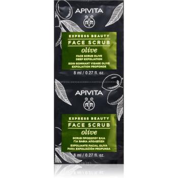 Apivita Express Beauty Olive peeling intensiv de curățare facial 2 x 8 ml