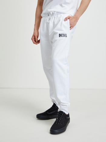 Diesel Tary Pantaloni de trening Alb