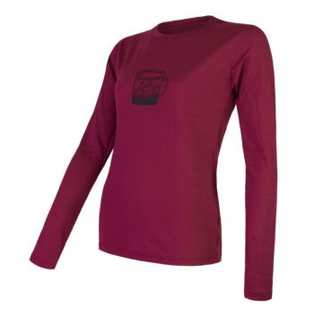 Tricou pentru femei Sensor Merino Active PT Halbă Violet
