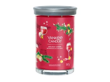 Yankee Candle Lumânare aromatică Signature pahar mare Holiday Cheer 567 g