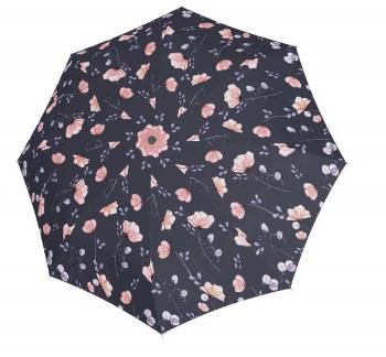 Doppler Umbrelă pliabilă complet automată pentru femei Fiber Magic Wildflowers 7441465WF