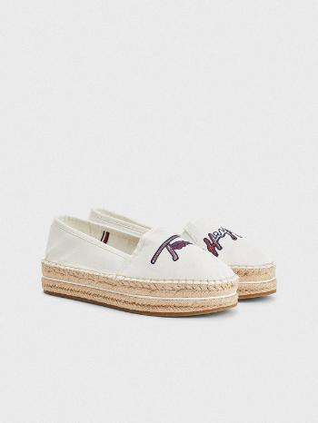 Tommy Hilfiger Espadrile Alb