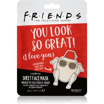 Mad Beauty Friends Turkey mască textilă antioxidantă 25 ml