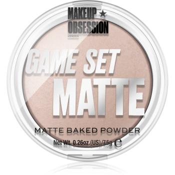Makeup Obsession Game Set Matte pudră matifiantă coaptă culoare Cabo 7.5 g