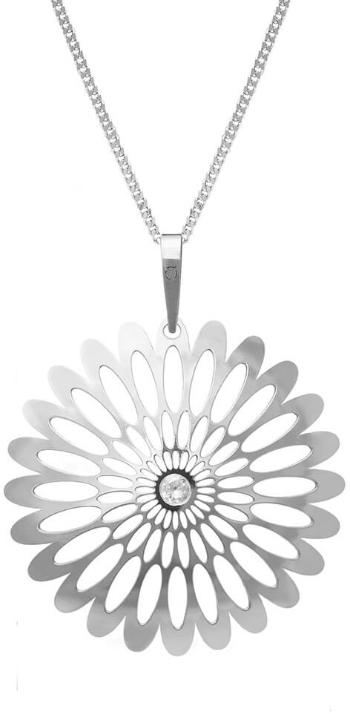 Praqia Jewellery Colier din argint Shining Blossom KO0941M_CU040_50 (lanț, pandantiv)