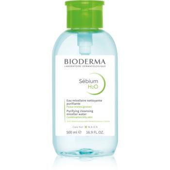 Bioderma Sébium H2O Apă micelară pentru piele mixtă și uleioasă cu un dozator 500 ml